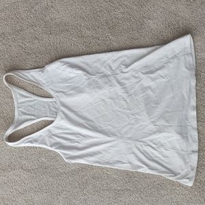 Lululemon Tank Top Size 4 Racerback White Fitness